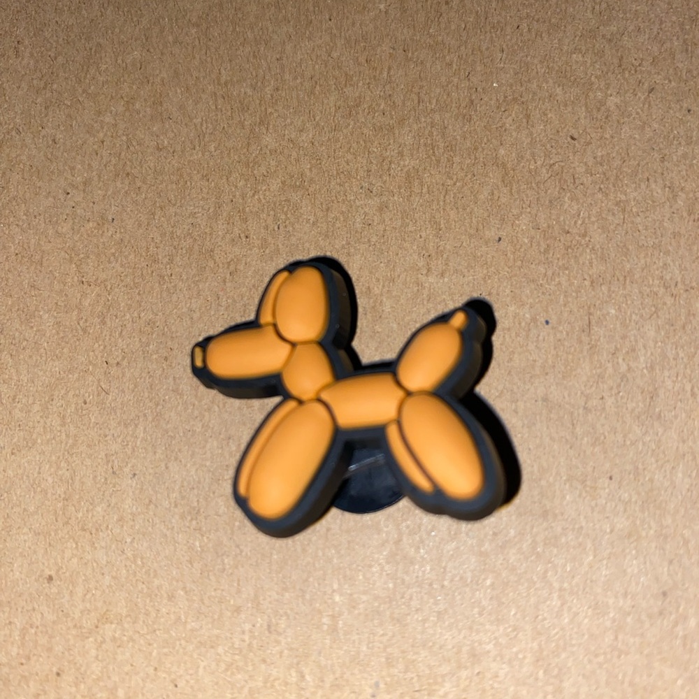 🐊6/$12🐊 Brown Balloon Dog Croc Charm